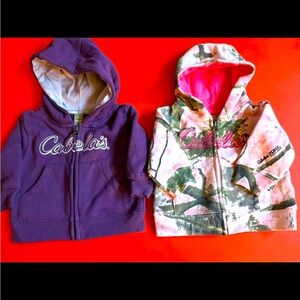 Cabela’s Baby Hoodies – Lot of 2 (Size 0-3 Months)
